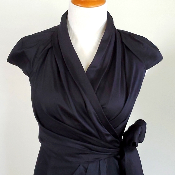 Diane Von Furstenberg Vern Wrap Dress Black - Picture 3 of 8